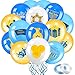 Chalyna 45 Pieces Hanukkah Party Balloons 12 Inch Menorah Dreidel Balloons Chanukah Toy Happy Hanukkah Latex Balloons for Hanukkah Party Jewish Holiday Party Indoor Outdoor Home Yard Decoration Supplies - Image 2