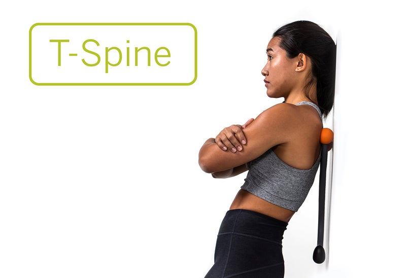 TRIGGERPOINT PERFORMANCE THERAPY AcuCurve Massage Cane for Neck, Back and Shoulders, Gray/Orange - Image 4