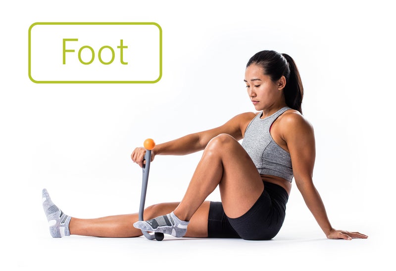 TRIGGERPOINT PERFORMANCE THERAPY AcuCurve Massage Cane for Neck, Back and Shoulders, Gray/Orange - Image 5