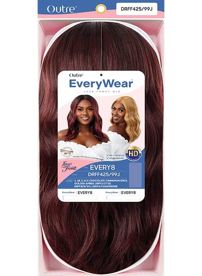 Outre EveryWear Synthetic HD Lace Front Wig - EVERY 8 (DRFF4/CHAM) - Image 5