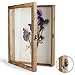 TJMOREE TJ.MOREE Shadow Box Display Case 11Ã¢â‚¬Â x 14Ã¢â‚¬Â Shadowbox Frame with Linen Back Memorabilia Bouquet Medals - Image 2