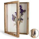 TJMOREE TJ.MOREE Shadow Box Display Case 11Ã¢â‚¬Â x 14Ã¢â‚¬Â Shadowbox Frame with Linen Back Memorabilia Bouquet Medals - Image 1