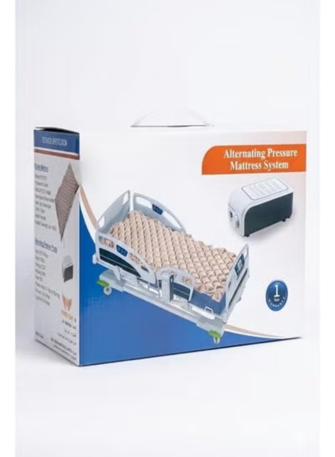Air Medical Mattress with Quiet Alternating Pressure Pump for Bedridden Care, Pressure Relief System for Home and Medical Use Comfort - Image 4