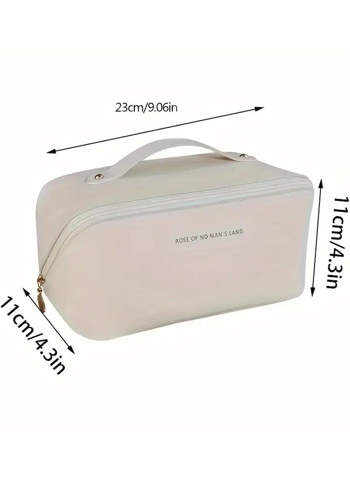 Rozino Fashion PU Pillow Cosmetic Bag Portable Travel Storage Bag Handbag Large Capacity Toiletry Bag Partition Classification Maternal And Child Shared Toiletry Storage Bag Christmas, Halloween, Thanksgiving Day Gift - Image 4