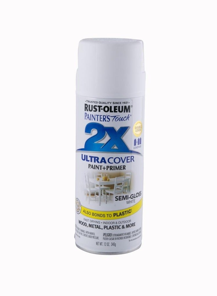 RUST-OLEUM Painter's Touch Ultra Cover 2X Spray (325 ml, White)