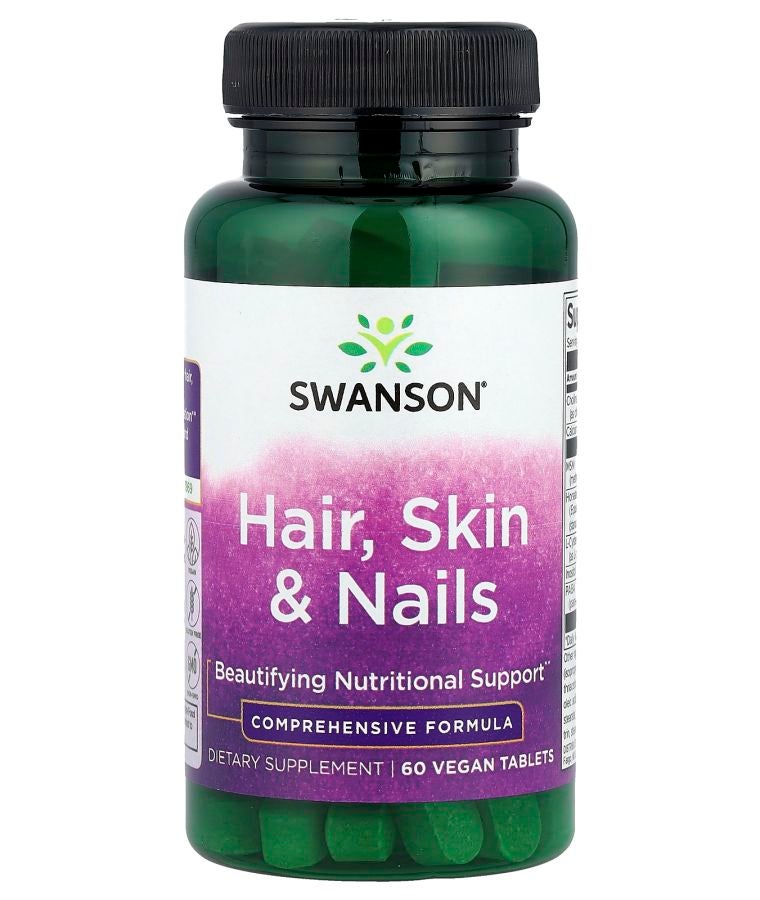 أقراص نباتية للشعر والبشرة والأظافر 60