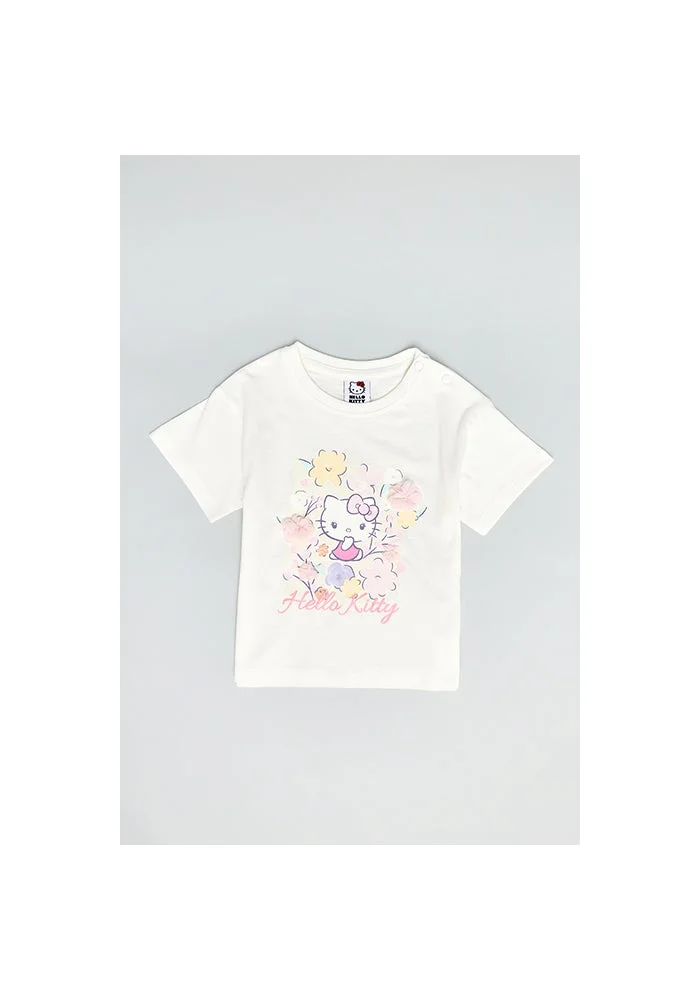أر أند بي Hello Kitty Print T-Shirt & Shorts Set