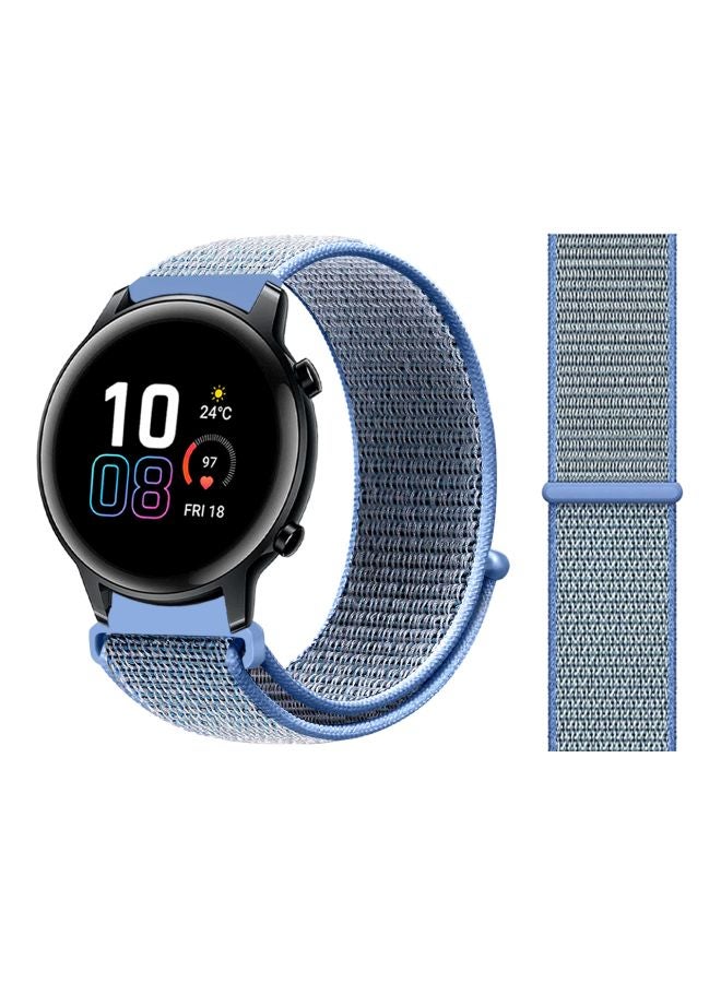 Perfii Replacement Band For Honor MagicWatch 2 42mm Tahoe Blue - Image 2