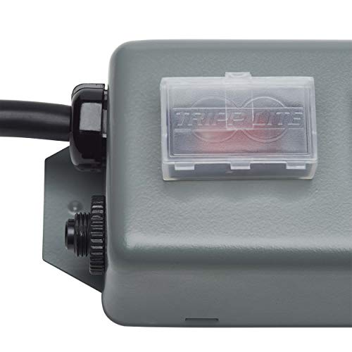 TRIPP LITE UL603CB-6 Waber Industrial Power Strip 4 Outlet 6' Cord, Locking Switch Cover,Black - Image 5