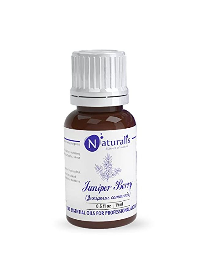 Naturalis Essence Of Nature Juniper Berry Essential Oil 100% Pure, Natural & Undiluted Therapeutic Grade For Skin Care, Scars, Acne, Anti Ageing - 15Ml  - Image 3