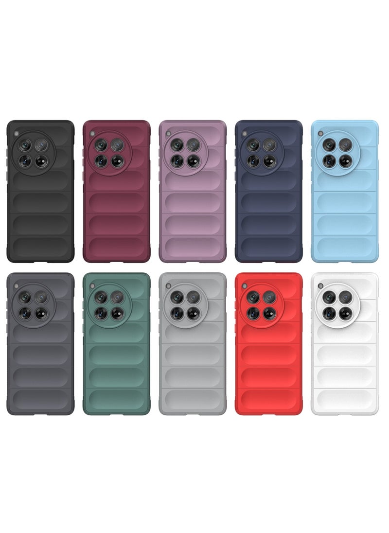 اسپارتان اکسسوری - جراب SpartanACC FlexArmor لهاتف OnePlus 12R مقاوم للصدمات، جراب OnePlus Ace3 مع 10 وسائد هوائية، غطاء حماية لعدسة الكاميرا OnePlus 12R أزرق داكن - Image 1