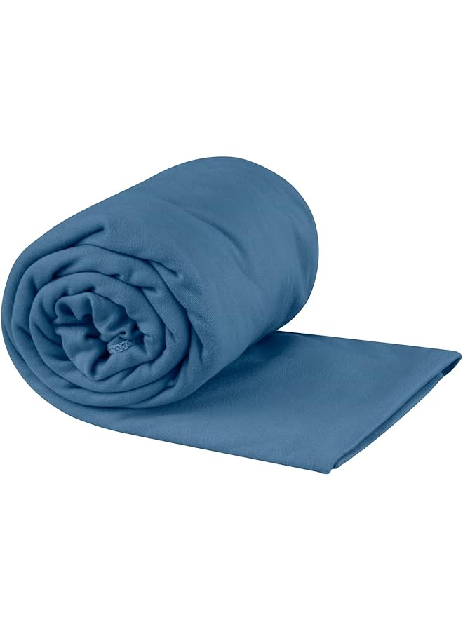 SEA TO SUMMIT Portable Pocket Towel for Camping Gym and Travel X Large (30 x 60 inches) Moonlight Blue - Image 1
