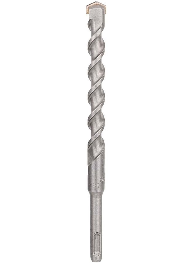 BOSCH Sds Plus 1 Drill Bit For Rotary Hammer Drills Optimised For Drilling Inch Concrete 2 Flute U Shape Flute Design Provides Effective Dust Removal 16.00 Mm Diameter 210 Mm Total Length 1 Pcs - Image 1