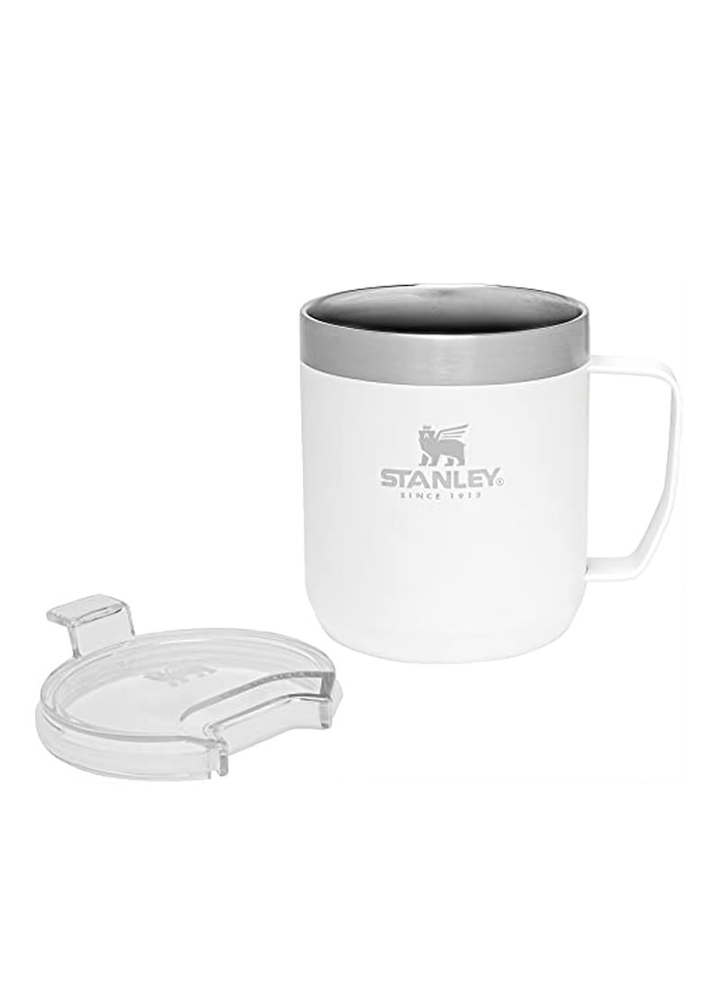 ستانلي كوب Stanley Everyday Camp سعة 12 أونصة مع غطاء معزول من الفولاذ المقاوم للصدأ وخالٍ من مادة BPA، مثالي للمشروبات الساخنة والباردة والقهوة والشاي والمغامرات الخارجية - Image 3