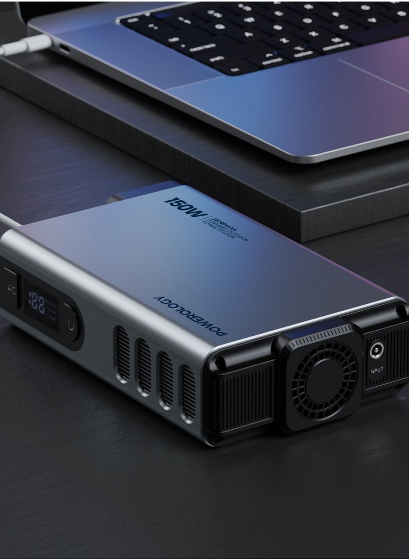 Mini Power Station with AC Output 150W 32000mAh PD 100W - Grey