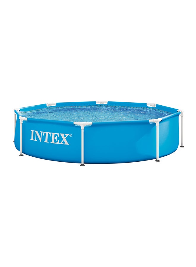 Intex Metal Frame Above Ground Swimming Pool | 8ft x 20in  | Puncture-Resistant Material  | Easy Assembly  | Rust Resistant  | 483 Gallon Capacity 244x51cm - Image 3
