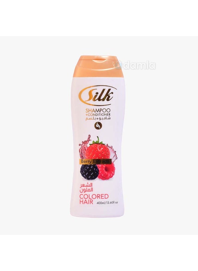 Silk Berry Extracts Shampoo + Conditioner For Colored Hair - 400ml - Image 2