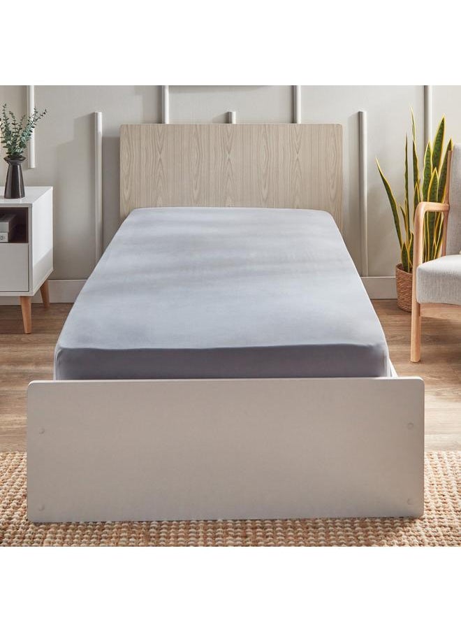 Home Box Micro Jersey Single Fitted Sheet 90X200 Plus 30 Cm  - Image 2
