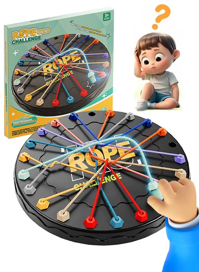 Challenge Board Game for Adults, Party Game for Family, Thinking Game, Puzzle Games for Kids, Ideal for Birthday Parties Family Gatherings, Birthday Party Game, Engaging Challenge Game, Untie Knot Game - Image 1