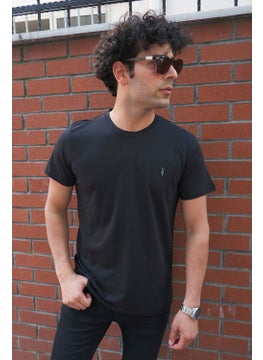 Four Man Crew Neck Standard Fit Basic Cotton Men's T-Shirt Pack of 5  - Image 3