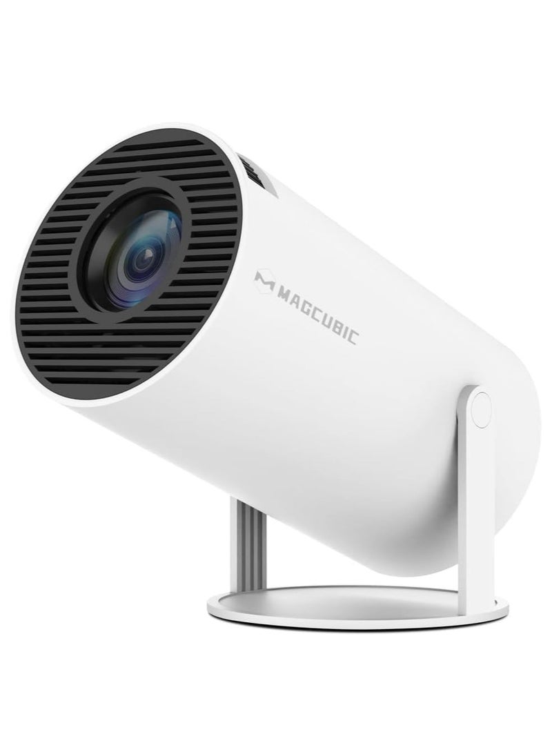 MAGCUBIC - Mini Portable Projector - 5G Wifi 6 BT 5.0 Android 11, Projector 4K 1080P Full HD Support 8000 Lumens, Horizontal Keystone Correction Auto Led Projector, Projector for Telephone - Image 1