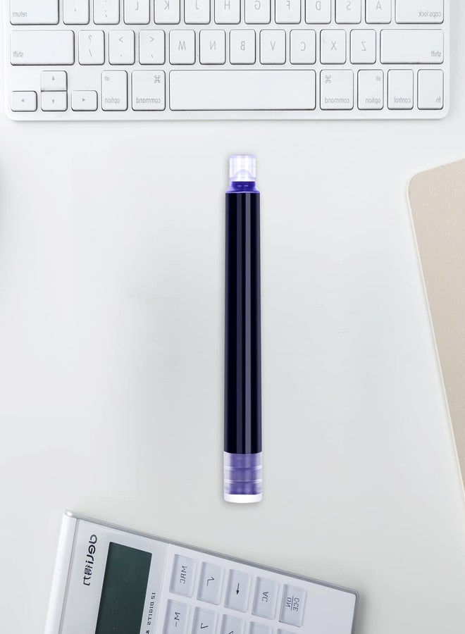 BEILUNER Fountain Pen Set Ink Cartridges Blue Color, Value Pack of 24 Refill Ink Cartridges, 2.6 mm Bore Diameter- Preppy Combo for Fine Writing - Image 2