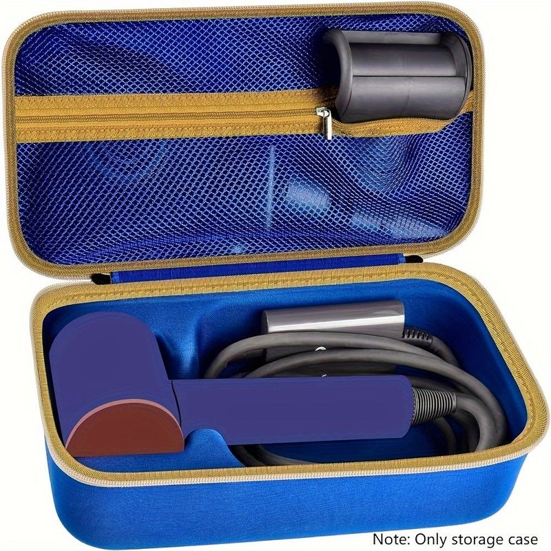 Gray Case Holder Storage Bag Compatible With Hair Dryer And Accessories - Image 4