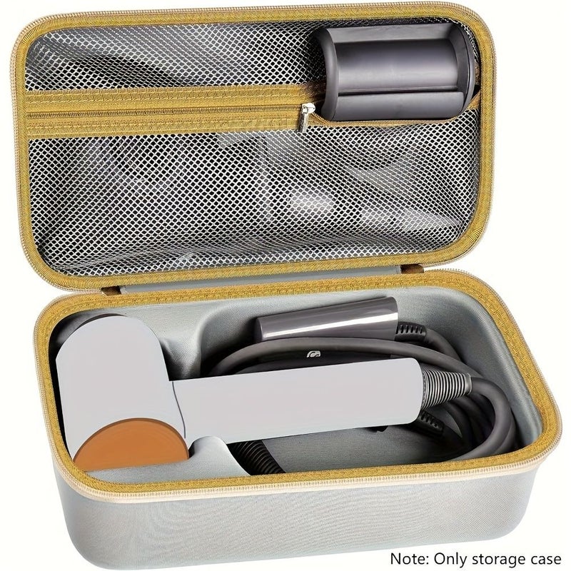 Gray Case Holder Storage Bag Compatible With Hair Dryer And Accessories - Image 5