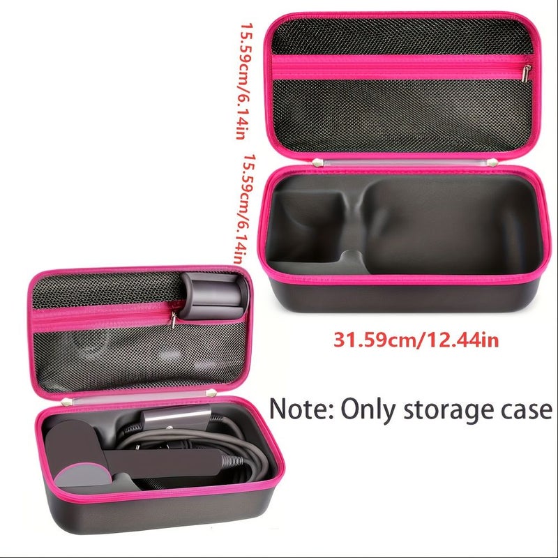 Gray Case Holder Storage Bag Compatible With Hair Dryer And Accessories - Image 3