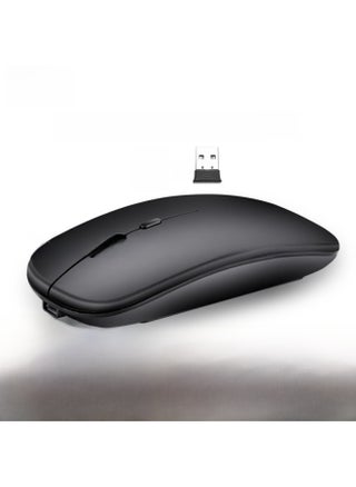 Wireless Optical Mouse 1600dpi High Resolution Usb Interface For Laptop Desktop Computer-Color:2.4G Bluetooth Dual-mode Matte Black - pzsku/Z0D23E4BFD9909BD3E697Z/45/_/1741853892/09fe03ae-04c3-480e-9e52-32e59ed39091
