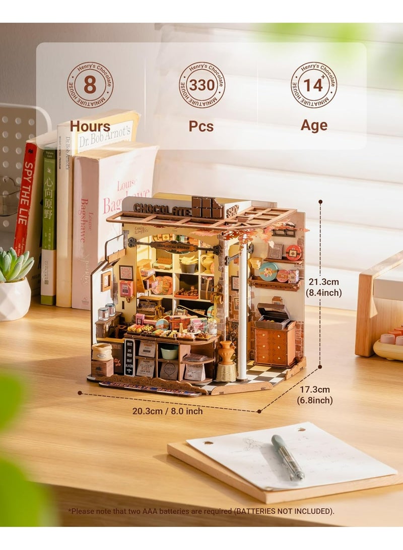 روبوتايم رولايف منزل شوكولاتة هنري المصغر DIY DG174 - Image 3