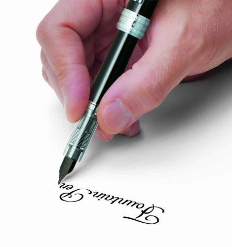 Platinum Fountain Pen, Plaisir Fine Nib, Black (PGB-1000-#1-F) - Image 3