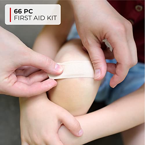 Thrive Emergency Car Kits for Vehicles - Roadside Emergency Car Kit (104 Pieces) - Car Kits for Emergency - Roadside Car Kit with Jumper Cables and Mini First Aid Kit - Gray Bag - Image 5