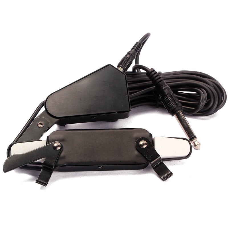 HOYUJI 12 SoundHole Guitar Pickups with Magnetic Preamplifier, Tone and Volume Control, Electric Guitar Pickup Extension, 10 ft Cable - Image 2