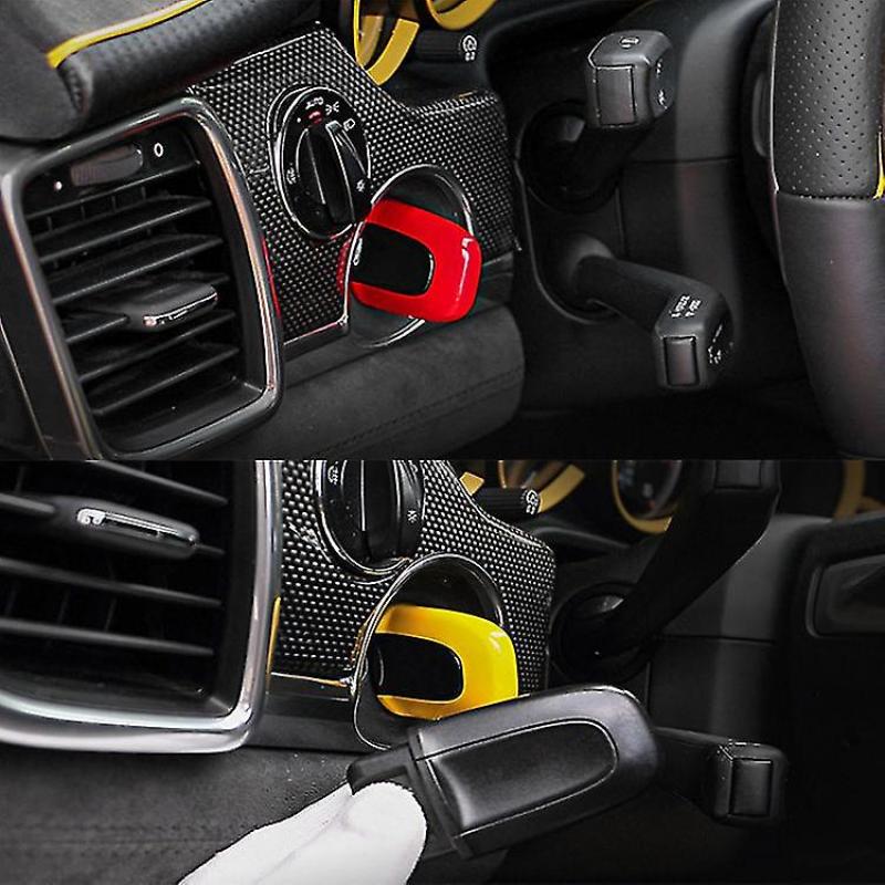 Car Key Case: Red ABS Material - Stylish Design Porsche Parts for 911 Cayenne Macan Panamera Vehicle Upgrade - Image 2