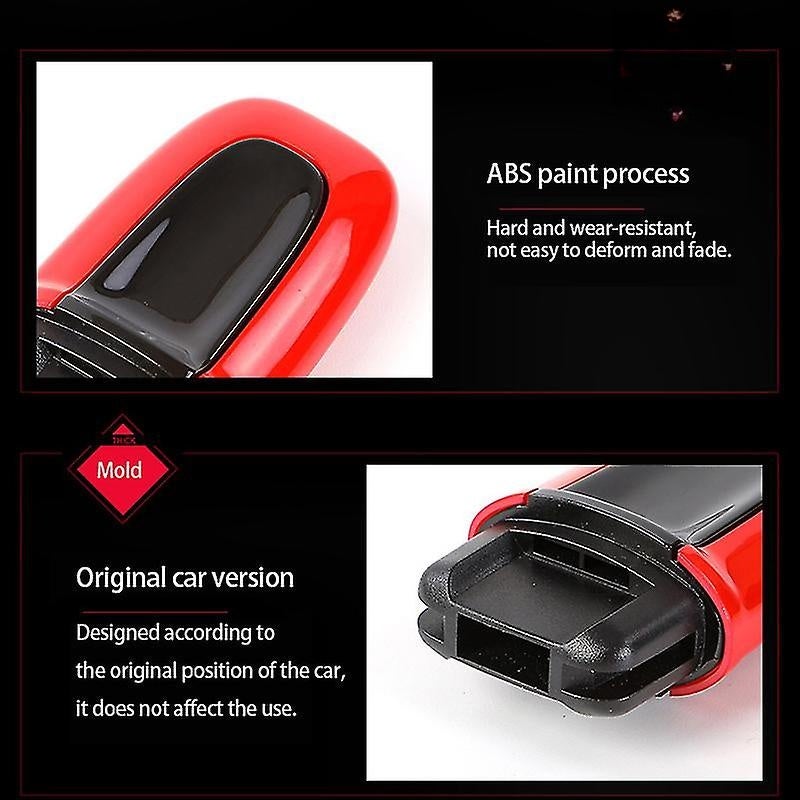 Car Key Case: Red ABS Material - Stylish Design Porsche Parts for 911 Cayenne Macan Panamera Vehicle Upgrade - Image 3