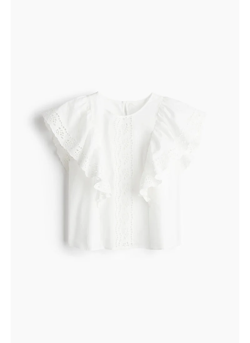 اتش اند ام Broderie anglaise blouse