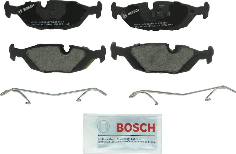 BOSCH BP322 QuietCast Premium SemiMetallic Disc Brake Pad Set Compatible With Select Saab 900 9000 REAR - Image 2