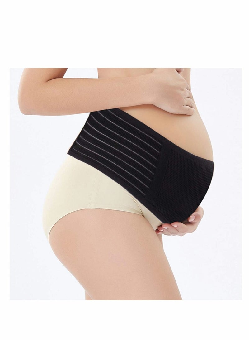 Excefore Maternity Belt Pregnancy Support Belt Bump Band Abdominal Support Belt Breathable Adjustable Belt  - Image 1