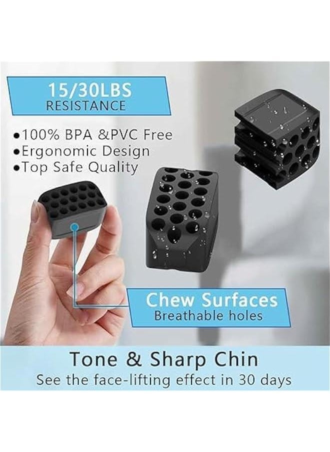 Gonice Jaw Exerciser, 6 Pcs Silicone Jawline Exerciser for Men & Women, Powerful Jaw Strengthener, Jaw Shaper for Slims and Tones, Face Jaw Toner for Defined Jawline  - Image 2