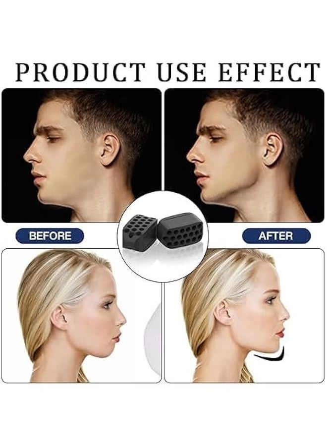 Gonice Jaw Exerciser, 6 Pcs Silicone Jawline Exerciser for Men & Women, Powerful Jaw Strengthener, Jaw Shaper for Slims and Tones, Face Jaw Toner for Defined Jawline  - Image 4
