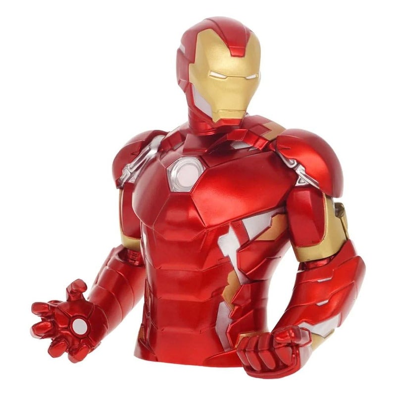Monogram Avengers Iron Man Bust Bank Multi-colored, 4" - Image 2
