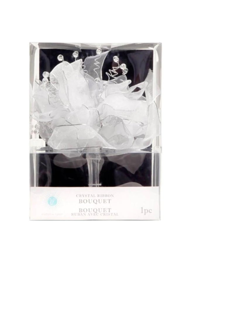 باقة الشريط مع حبات الكريستال 8 مم - Image 1