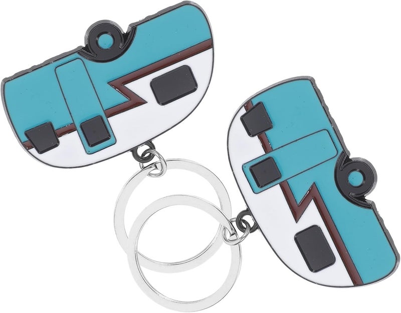 OSALADI 2pcs Zinc Alloy Camping Van Keychain Lightweight Hanging Pendant for Car Keys and Bag Decoration Cute Camper Model Key Rings Gift for Travel and Outdoor Enthusiasts - Image 1
