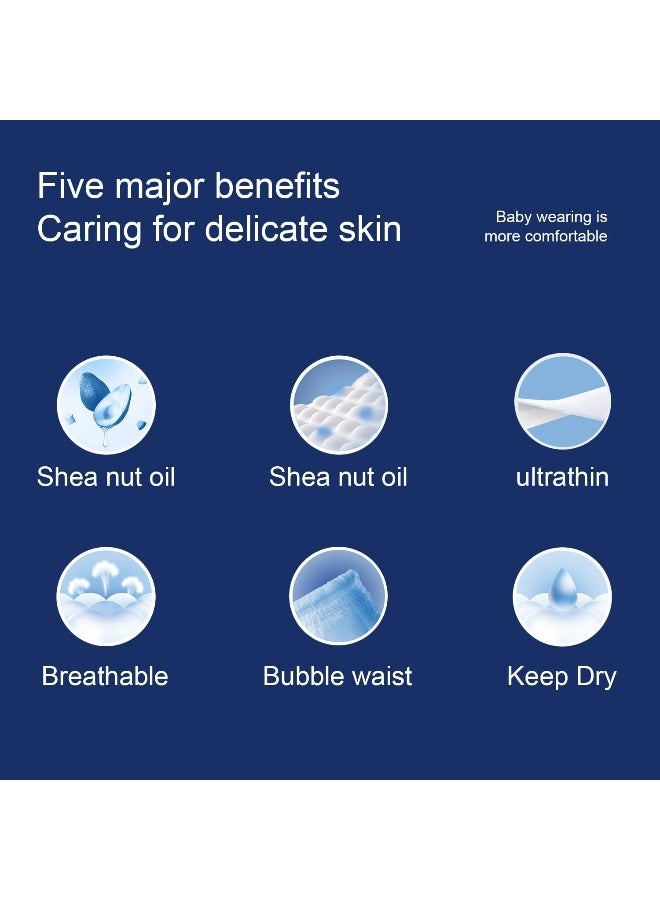 Yacool Baby Diapers, Size S, 56 Count, Soft & Breathable, Ultra-Absorbent, Gentle on Sensitive Skin, Leak-Proof Protection, Perfect Fit for Babies 4-8kg - Image 2