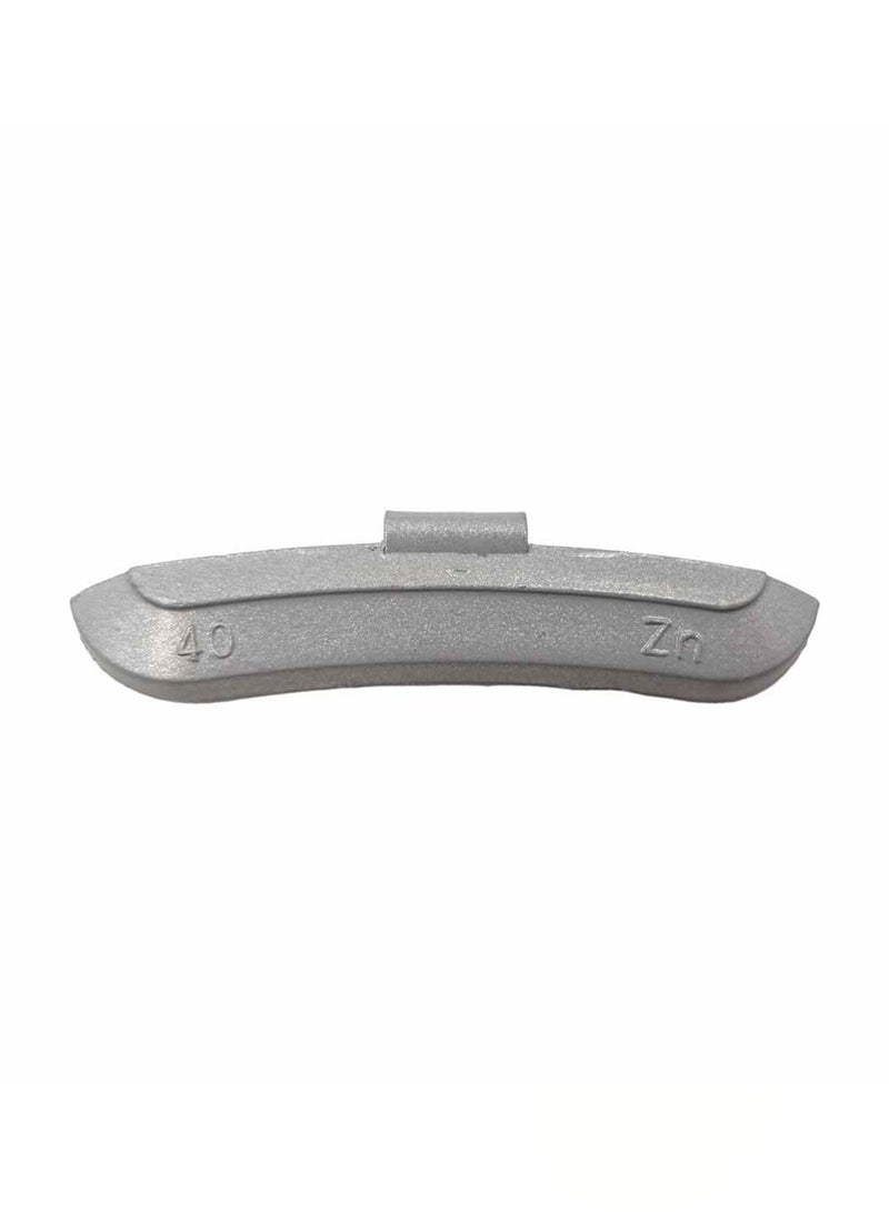 RHINOMOTIVE Automotive Zinc Clip-on Wheel Weight 40g 50Pcs  - Image 1