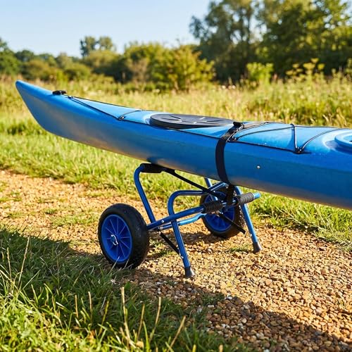 Nooew Newcod Kayak Cart, Kayak Dolly with 10" Airless Tire for Carrying Kayak Canoe SUP Paddle Board - Image 5