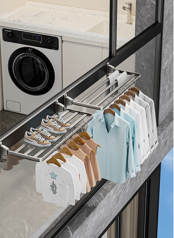 هوب زوزا حامل تجفيف الملابس المثبت على الحائط - Image 1