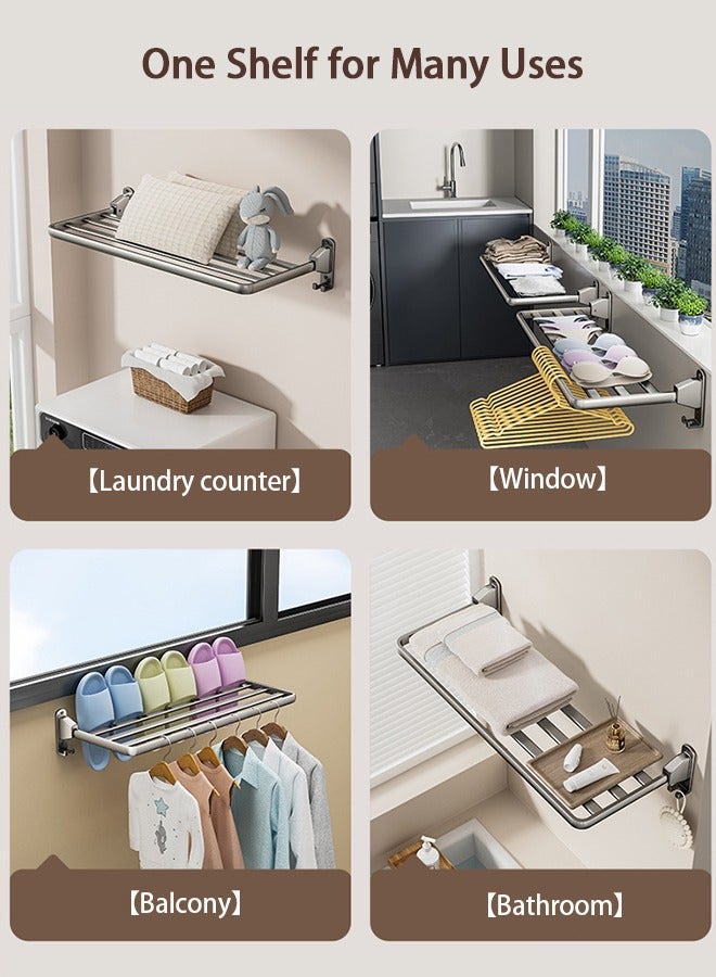 هوب زوزا حامل تجفيف الملابس المثبت على الحائط - Image 2