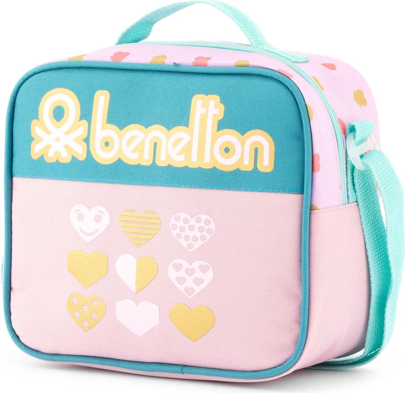 يونايتد كولورز أوف بينتيون Heart Detailed Girls Lunch Bag